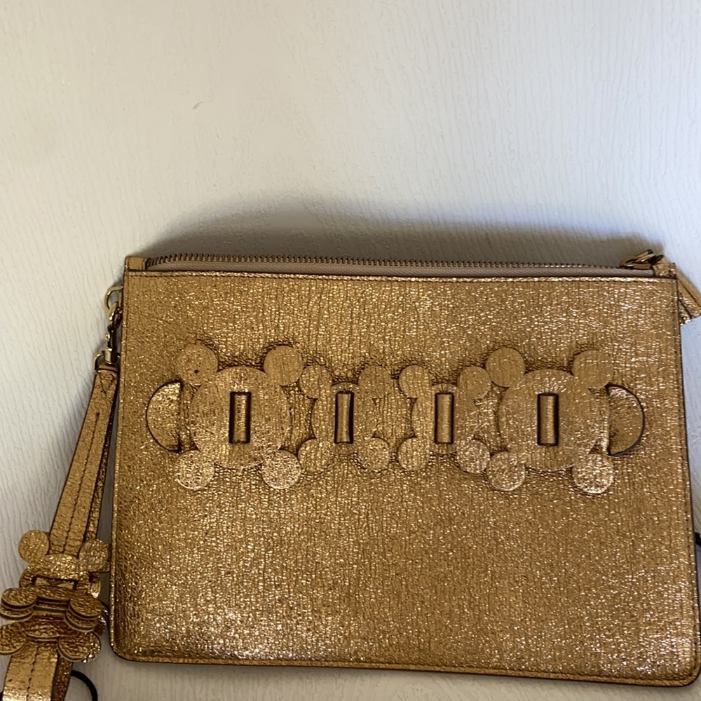 Anya hindmarch glitter gold zipper clutch - Picture 4 of 10
